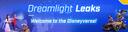 Discovery splash banner for Dreamlight Leaks Discord server