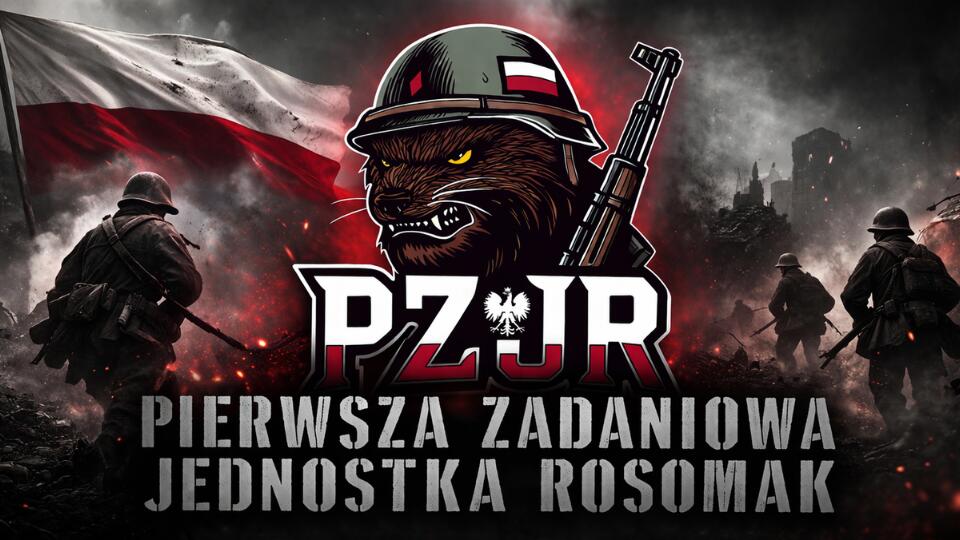 Discovery splash banner for Pierwsza Zadaniowa Jednostka "Rosomak" Discord server