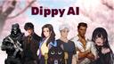 Discovery splash banner for Dippy AI Discord server