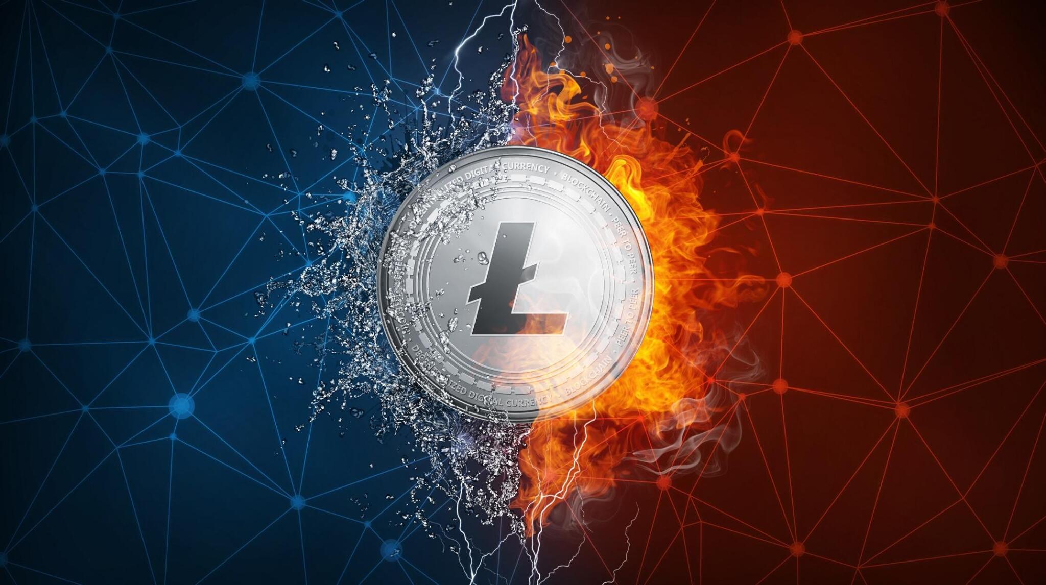 Discovery splash banner for Litecoin Community Discord server