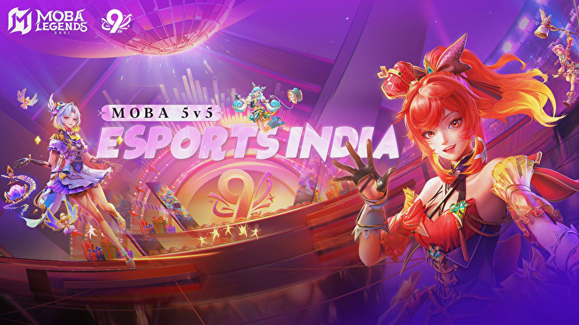 Discovery splash banner for Moba 5v5 Esports India Discord server