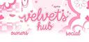 Discovery splash banner for ˙𓈒 🌸 ノ velvets . ׁ social : apm : hub : support : gfx : resources Discord server