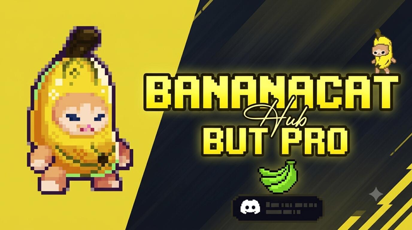 Discovery splash banner for Banana Cat But Pro Discord server