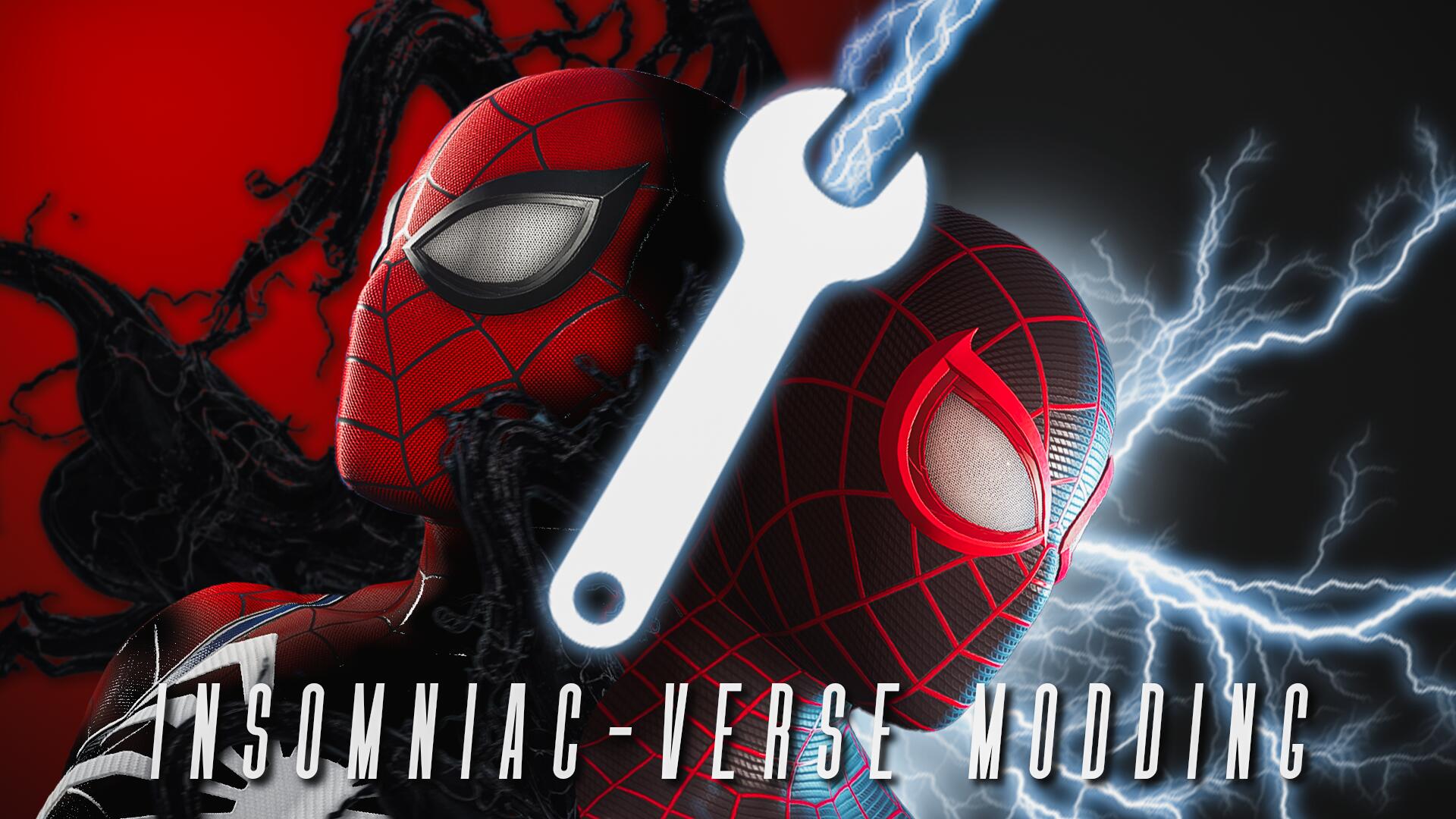 Discovery splash banner for Insomniac-Verse Modding Discord server