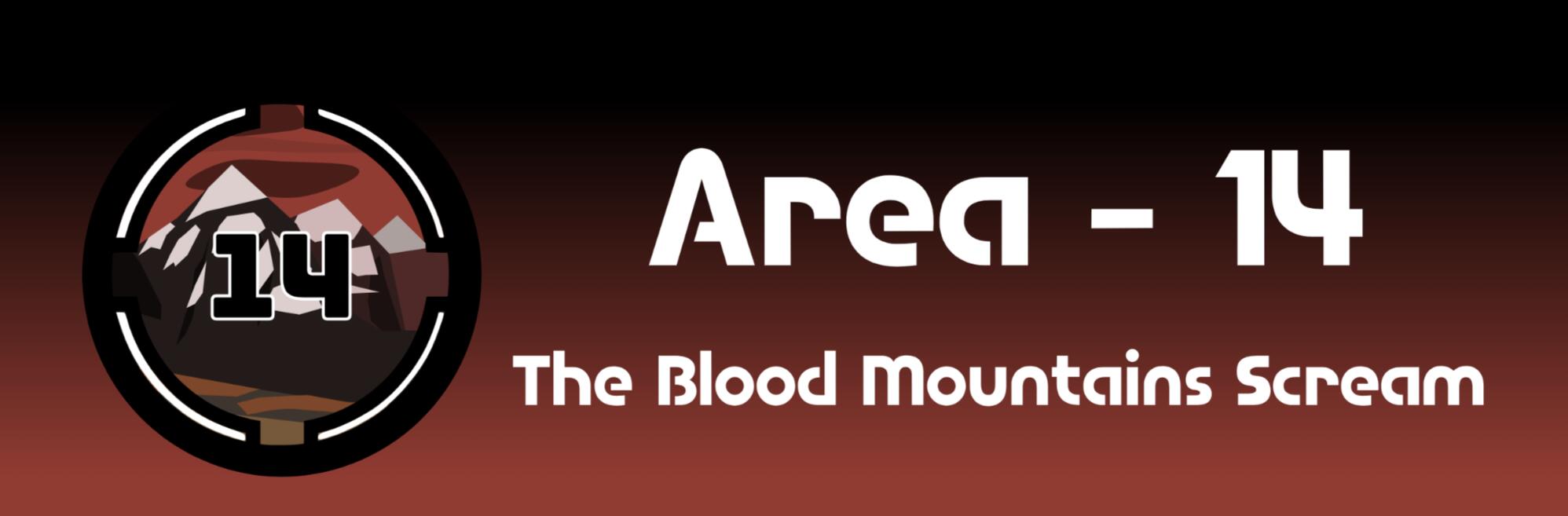 Discovery splash banner for The Blood Mountains Scream Discord server