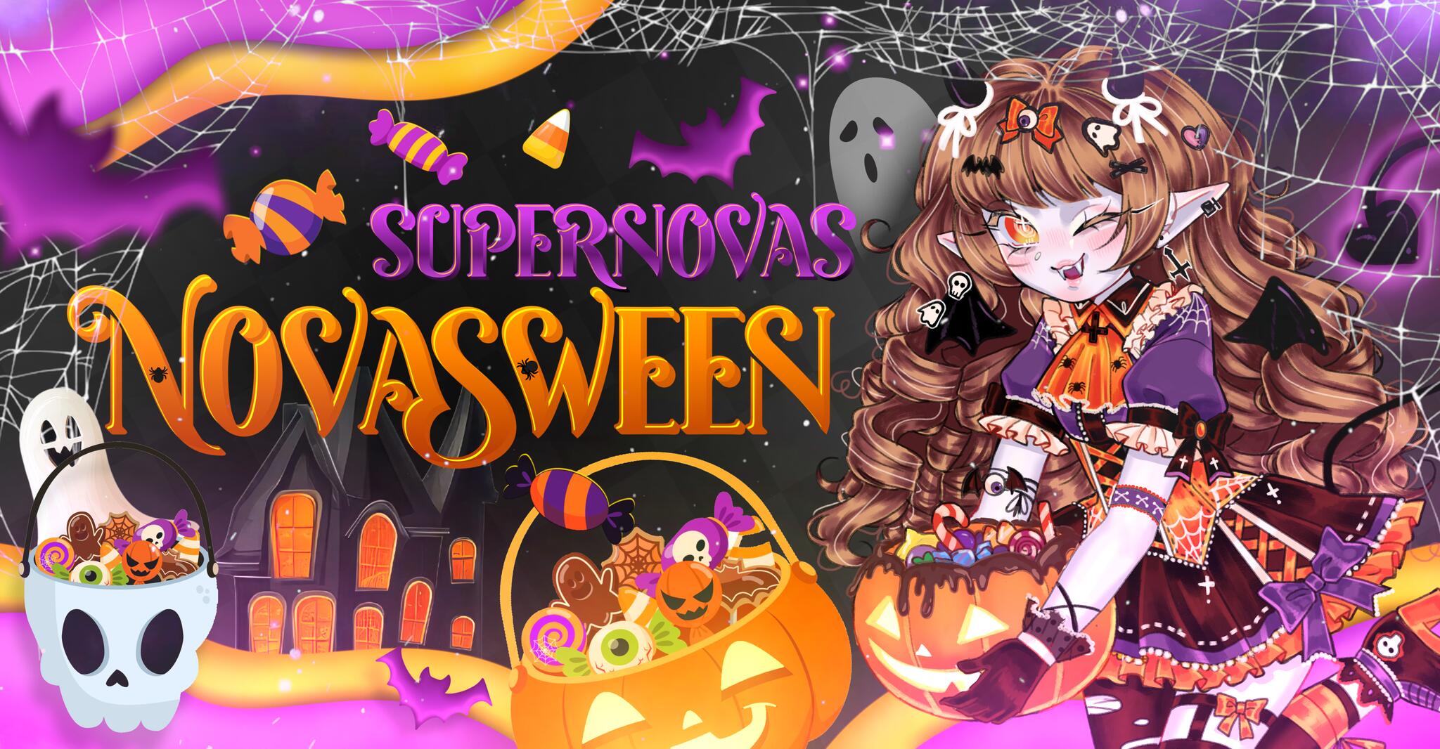 Discovery splash banner for 🎃. ࣪ dtı supernovαs . Discord server