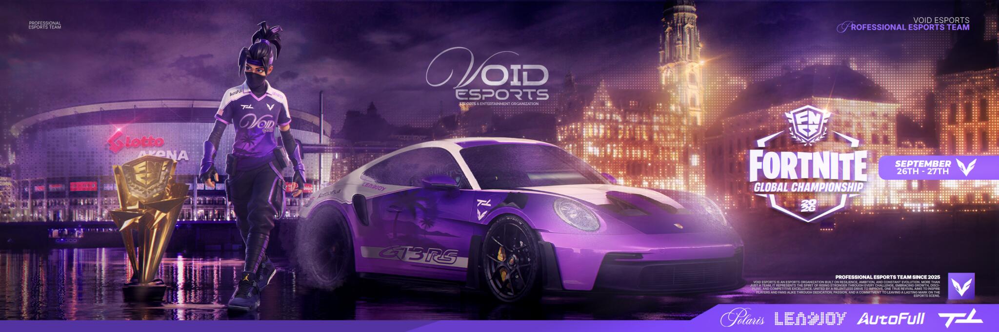 Discovery splash banner for Void Esports Discord server