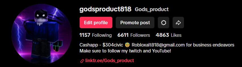 Discovery splash banner for GodsProducts streaming hub Discord server