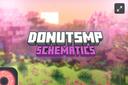 Discovery splash banner for DonutSMP Schematics Discord server