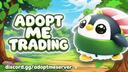 Discovery splash banner for Adopt Me Server | Trading, Values, Giveaways Roblox Community Discord server