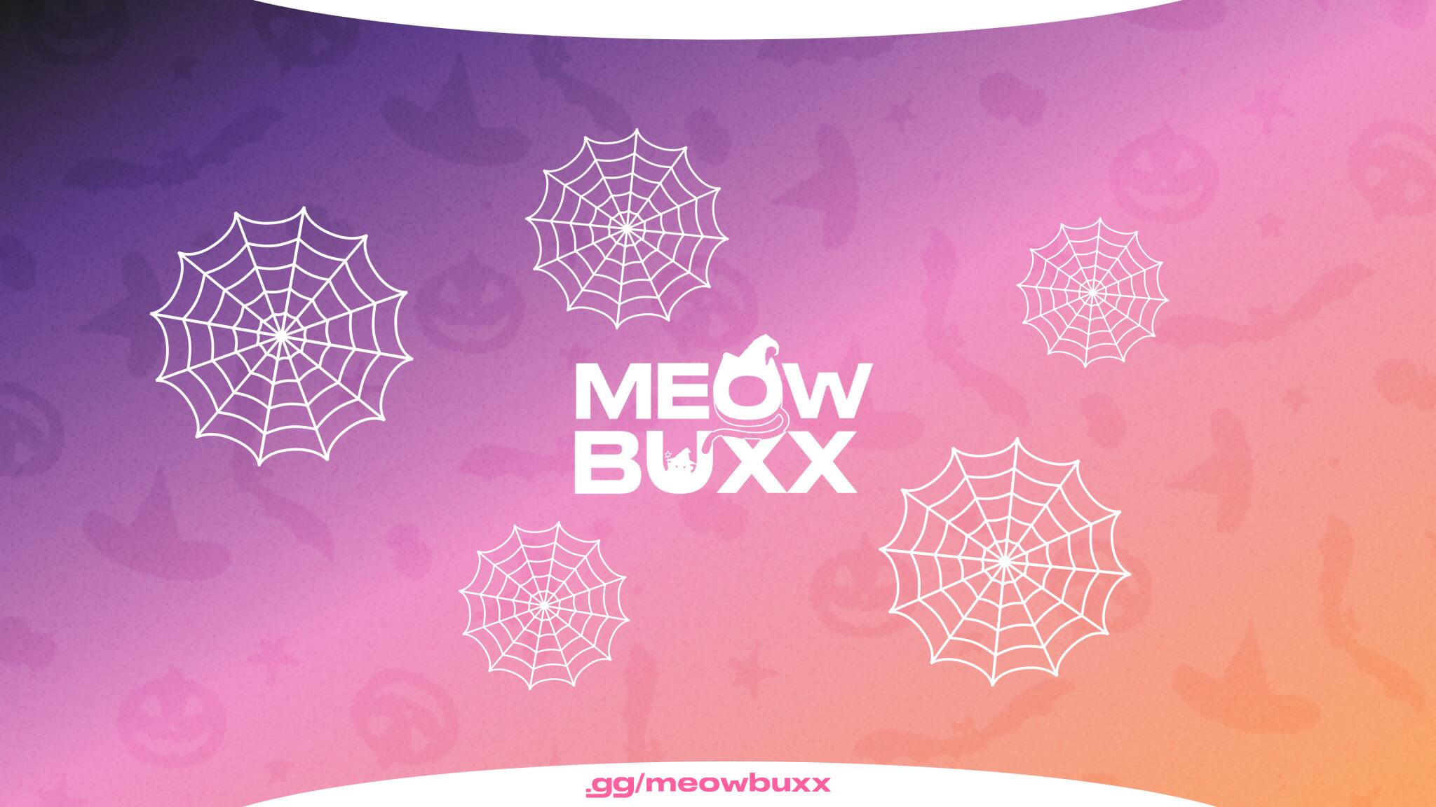 Discovery splash banner for MeowBuxx 🎃 Discord server
