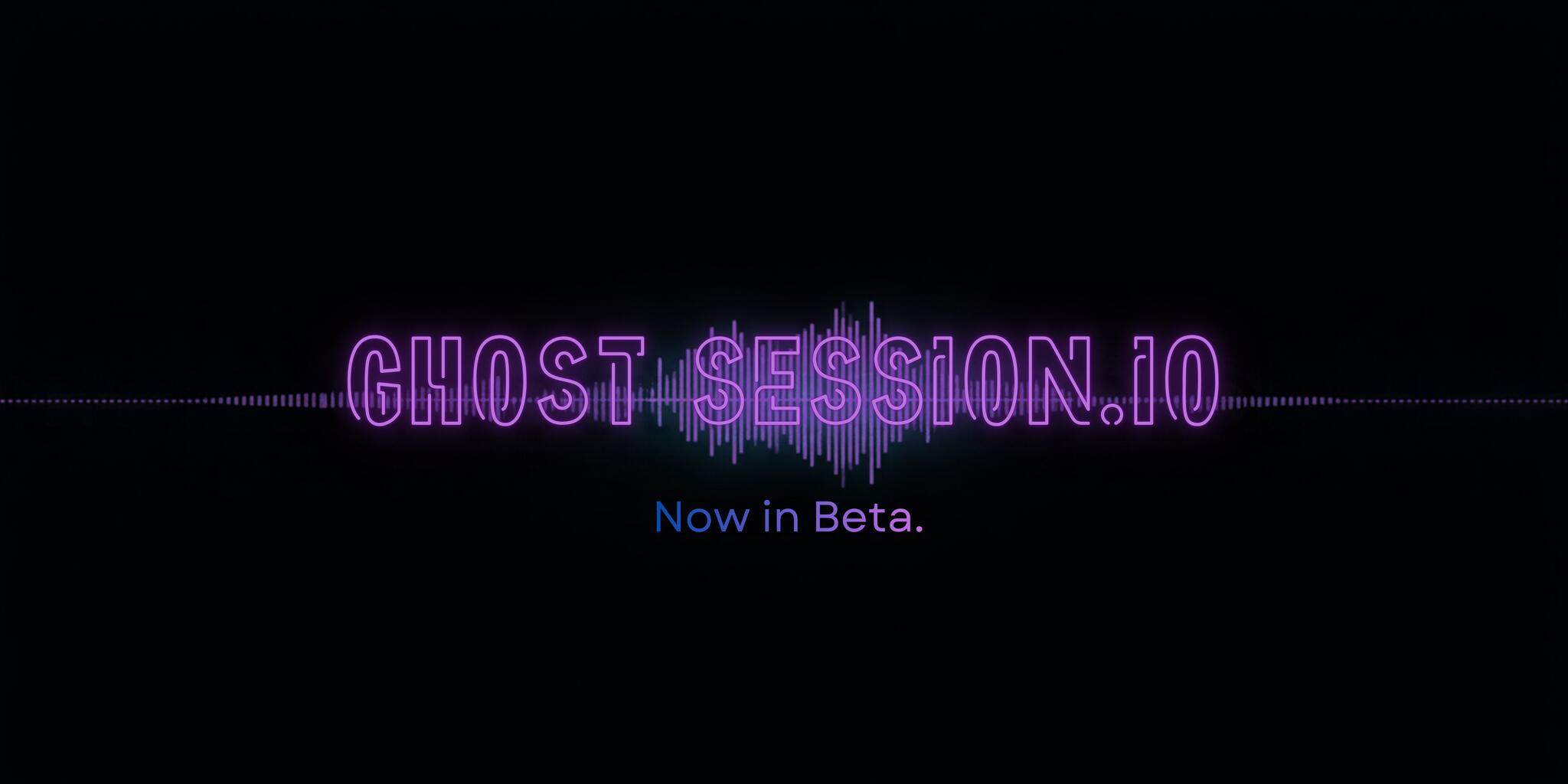 Discovery splash banner for Ghost Session (BETA) Discord server