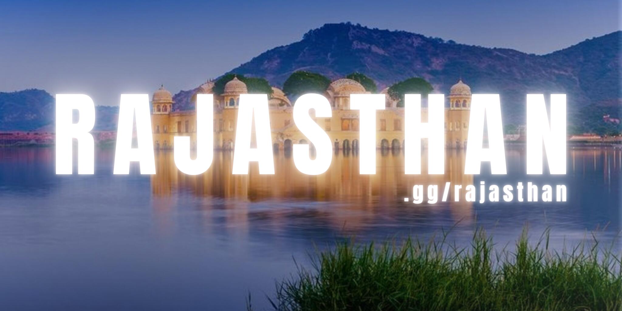 Discovery splash banner for Rajasthan™ || The Chilling Communtiy server • Giveaways • Multilingual • VC • Meetups • Social Discord server