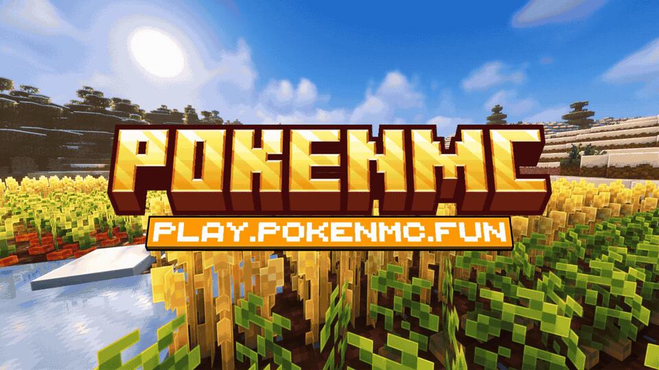 Discovery splash banner for PokenMC | #1 Asian Practice Discord server