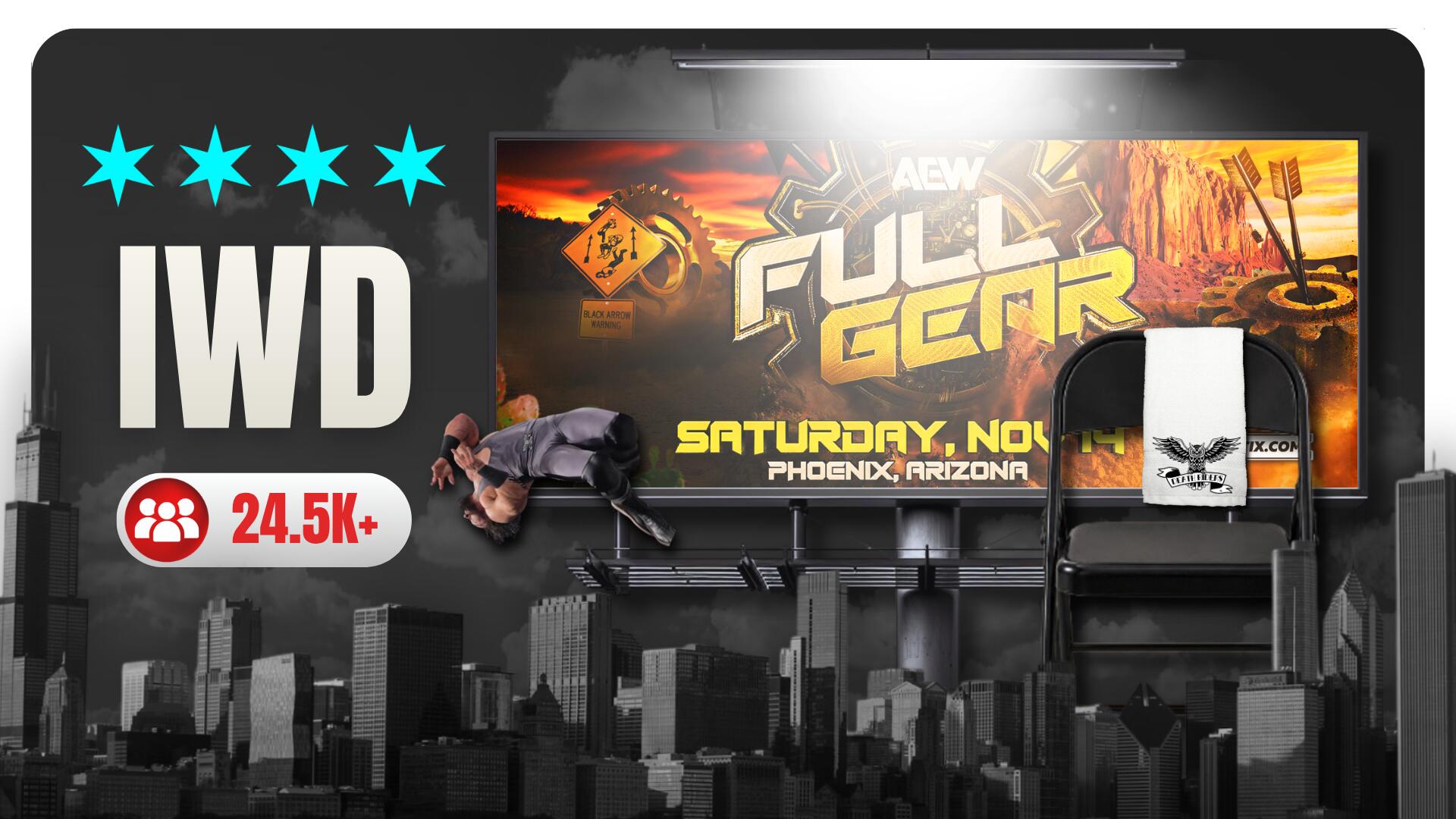 Discovery splash banner for Internet Wrestling Discord Discord server