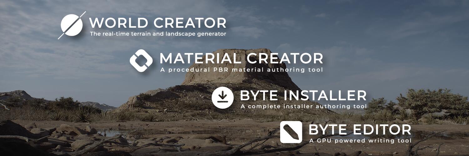 Discovery splash banner for World Creator now BiteTheBytes Discord server