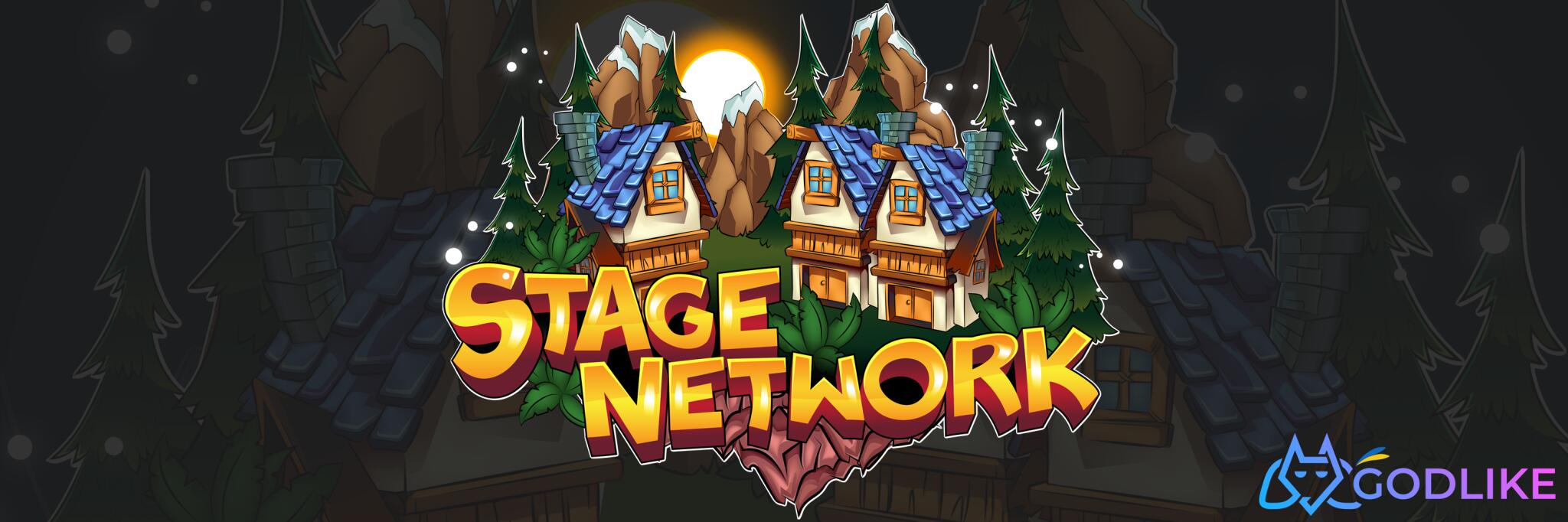 Discovery splash banner for Stage Gaming • Network Discord server