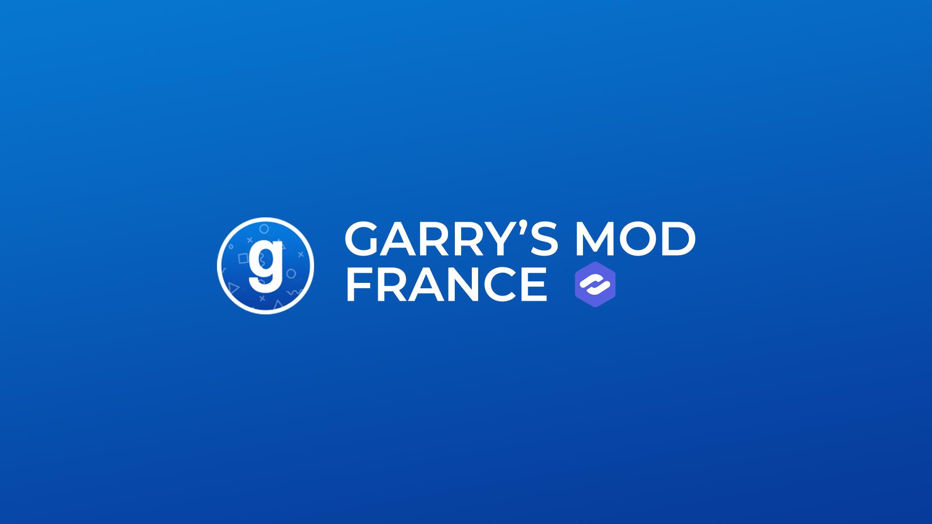 Discovery splash banner for Garry's Mod France Discord server