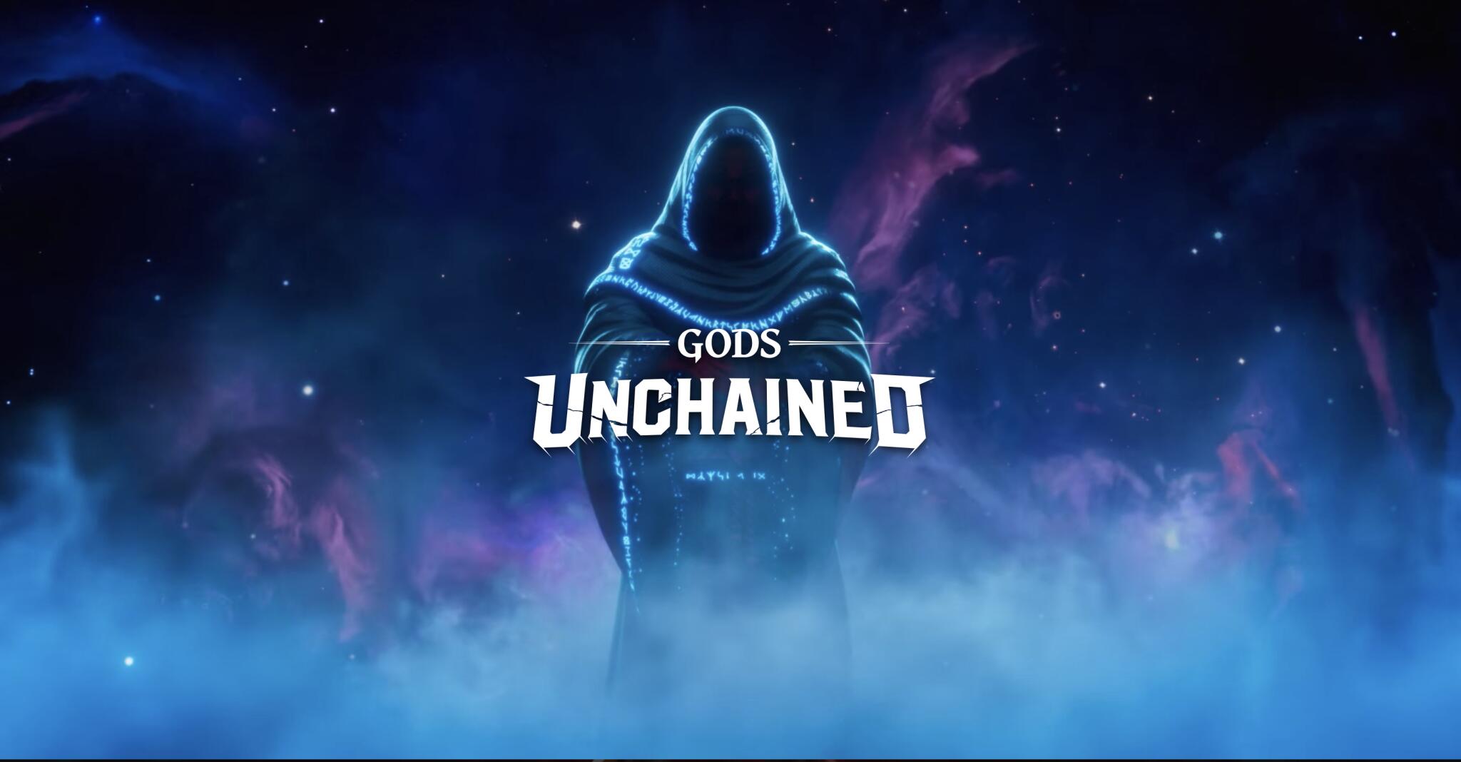 Discovery splash banner for Gods Unchained Discord server