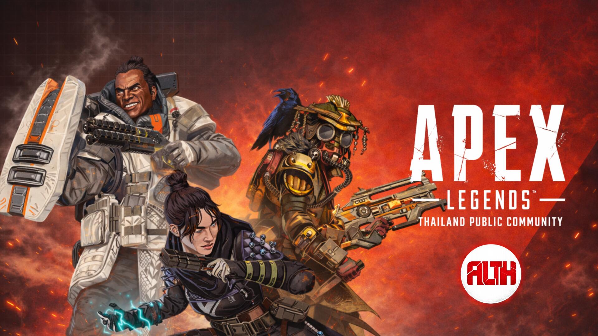 Discovery splash banner for APEX Legends Thailand Public Community Discord server
