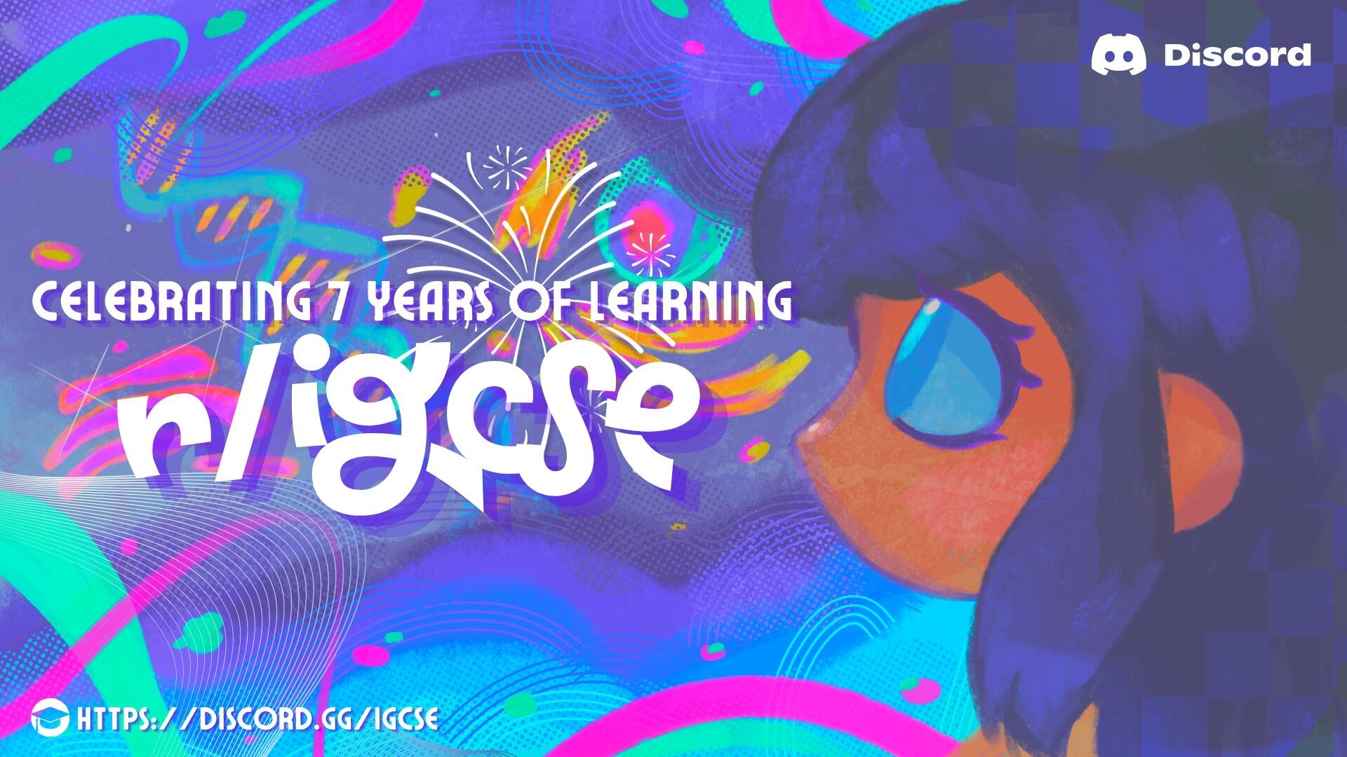 Discovery splash banner for r/IGCSE 🎃 Discord server
