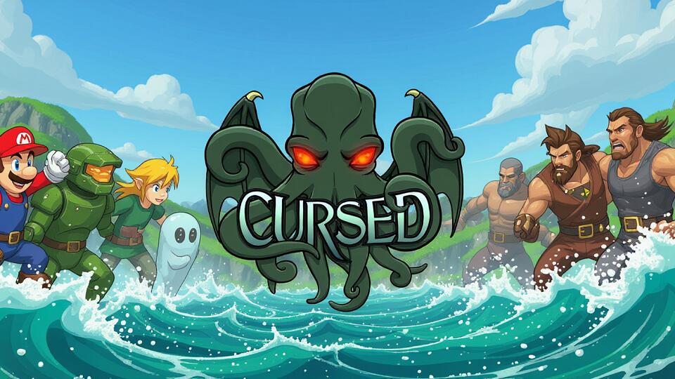 Discovery splash banner for Cursed™ Gamers Discord server