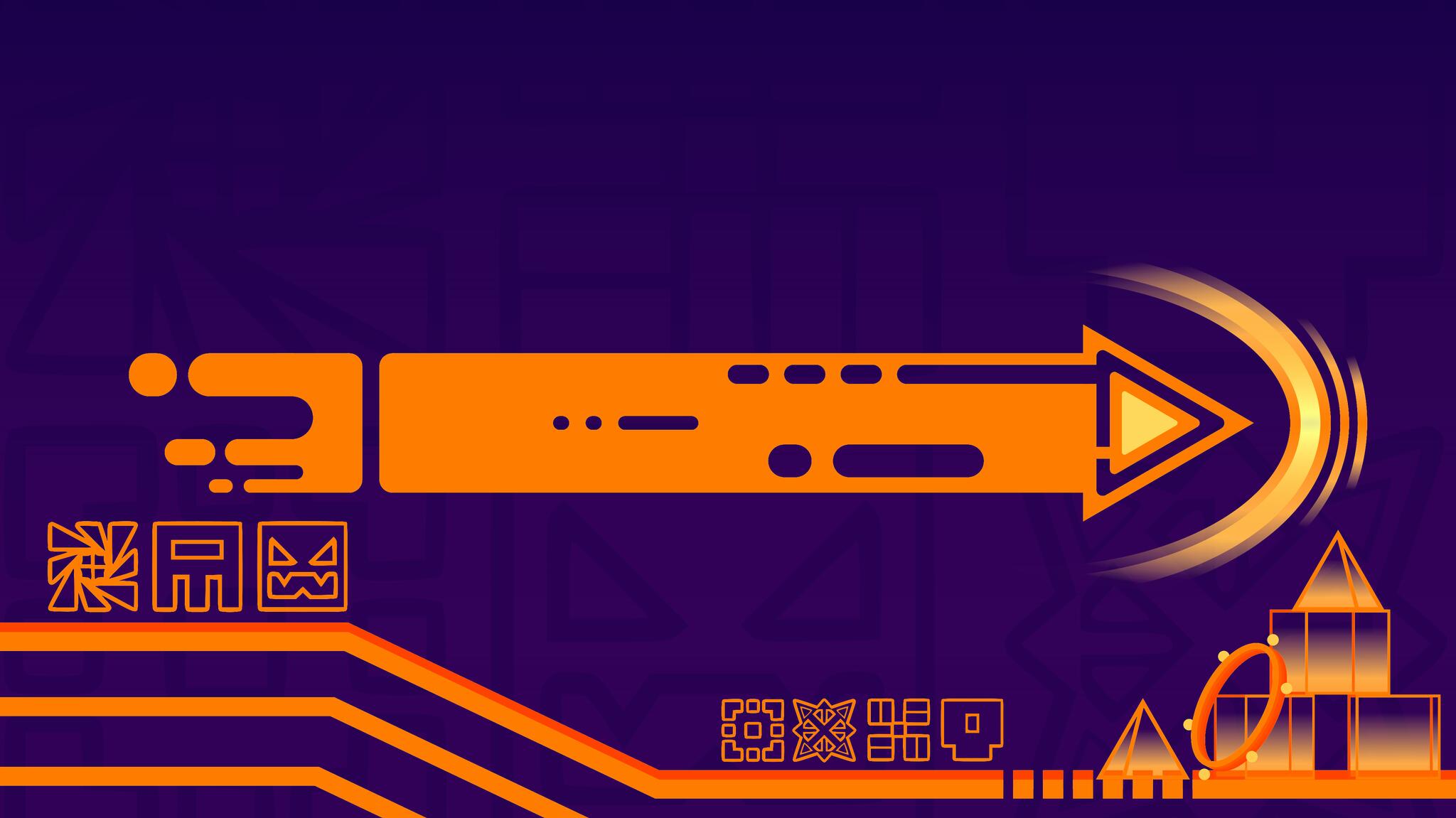 Discovery splash banner for Geometry Dash Español Anthelia Discord server