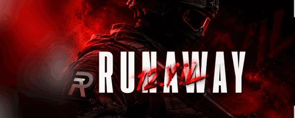 Discovery splash banner for RUNAWAY Discord server