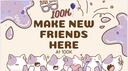 Discovery splash banner for Make New Friends Here Discord server