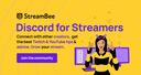 Discovery splash banner for StreamBee Discord server