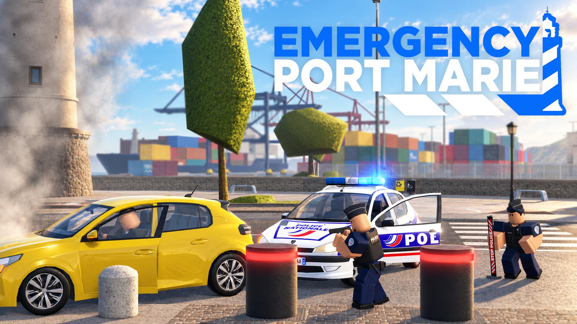 Discovery splash banner for Emergency Port-Marie Discord server