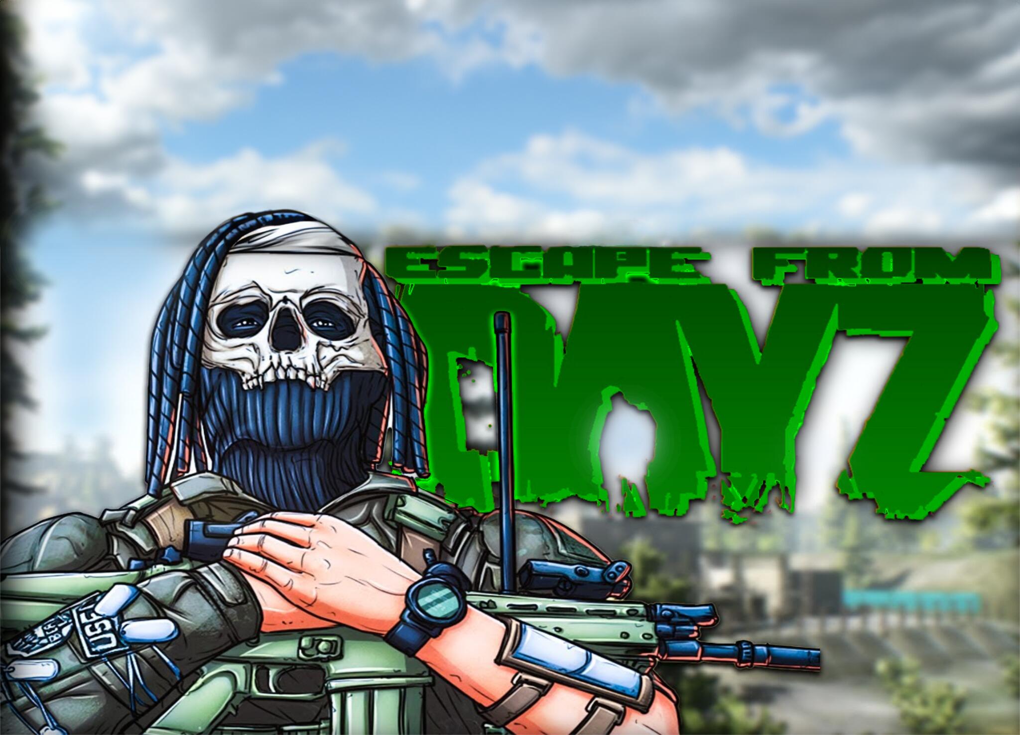 Discovery splash banner for Escape From DayZ Discord server