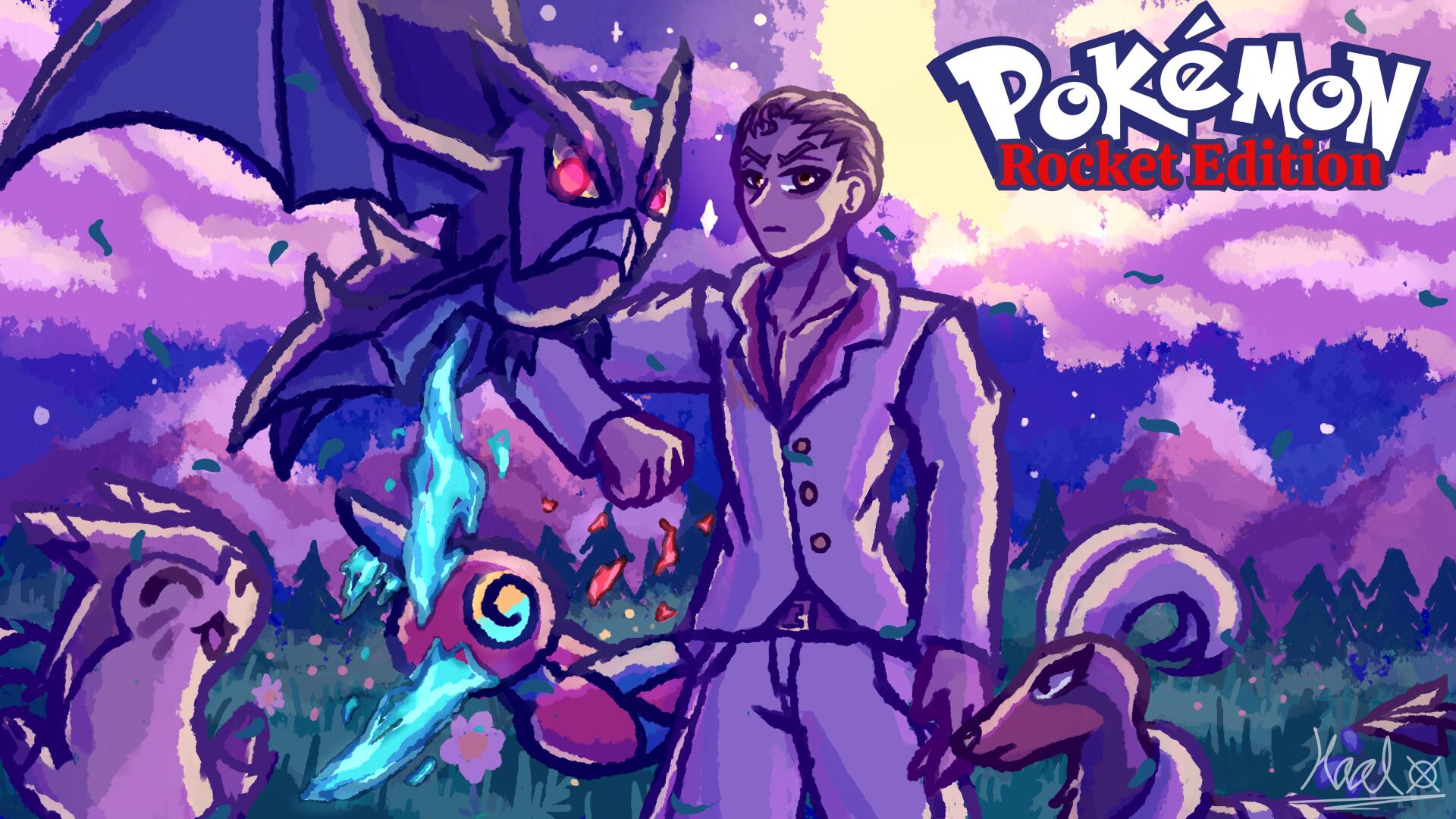 Discovery splash banner for Pokemon Team Rocket Edition Discord server